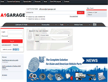 Tablet Screenshot of a1garage.net